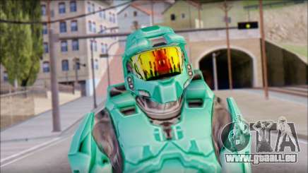 Masterchief Blue-Green from Halo pour GTA San Andreas