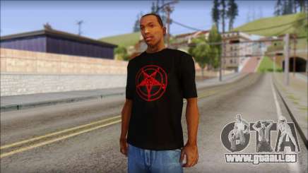 Red Pentagram Shirt für GTA San Andreas