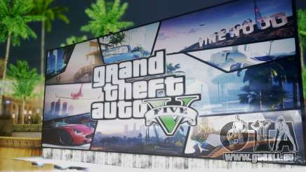 GTA V Billboards pour GTA San Andreas