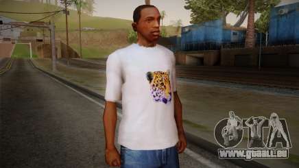 Leopard Shirt White für GTA San Andreas