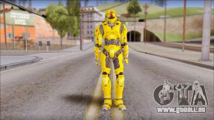 Masterchief Yellow from Halo pour GTA San Andreas