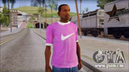 NIKE Pink T-Shirt pour GTA San Andreas