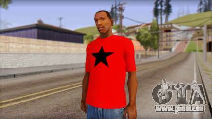 Vidick from Infected Rain Red T-Shirt pour GTA San Andreas
