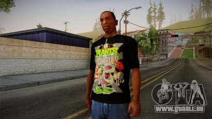 Plants versus Zombies T-Shirt pour GTA San Andreas