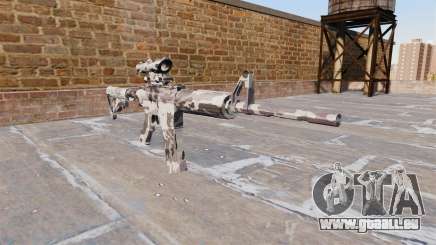 Automatique carabine MA Arctique Camo pour GTA 4