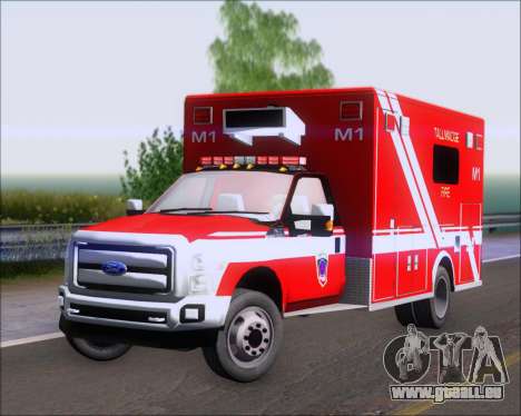Ford F-350 Super Duty TFD Medic 1 pour GTA San Andreas