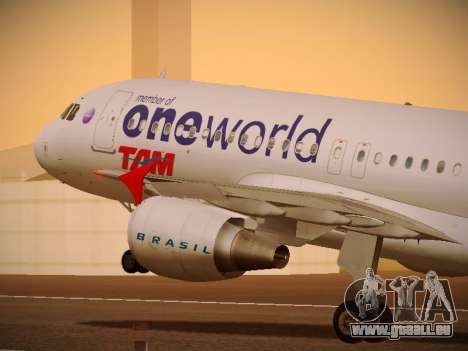 Airbus A320-214 TAM Oneworld für GTA San Andreas