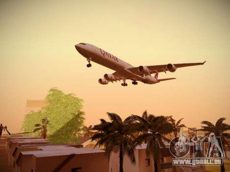 Airbus A340-600 Qatar Airways pour GTA San Andreas