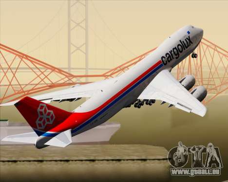 Boeing 747-8 Cargo Cargolux pour GTA San Andreas