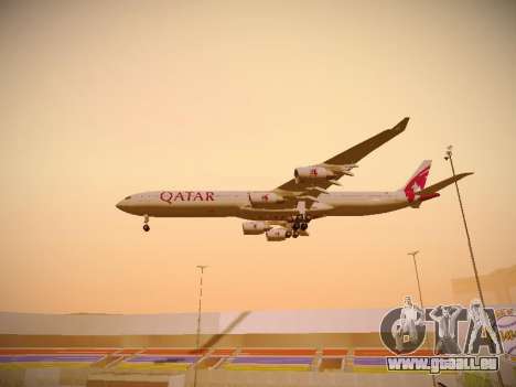 Airbus A340-600 Qatar Airways pour GTA San Andreas