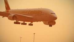 Airbus A380-800 Emirates für GTA San Andreas