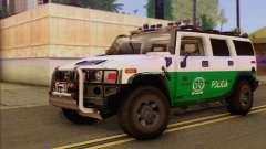 Hummer H2 Colombian Police für GTA San Andreas