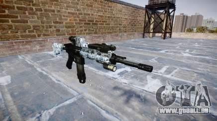 Fusil automatique Colt M4A1 crânes pour GTA 4