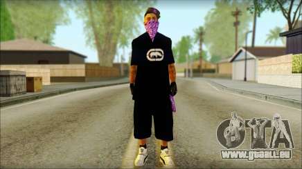 East Side Ballas Skin 2 für GTA San Andreas