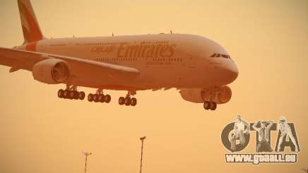 Airbus A380-800 Emirates für GTA San Andreas