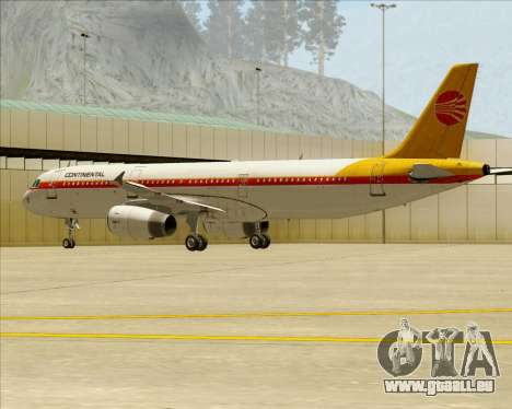 Airbus A321-200 Continental Airlines pour GTA San Andreas