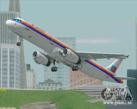 Airbus A321-200 United Airlines für GTA San Andreas
