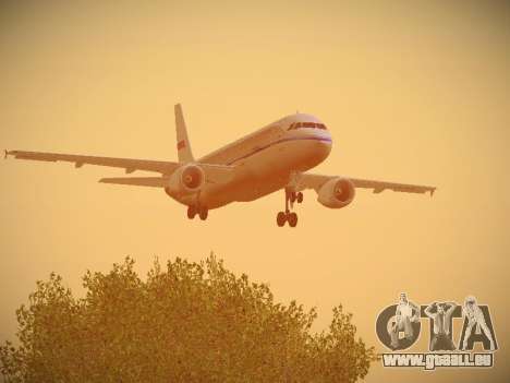 Airbus A320-214 Aeroflot Retrojet pour GTA San Andreas