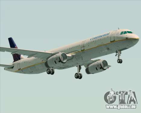 Airbus A321-200 Continental Airlines für GTA San Andreas