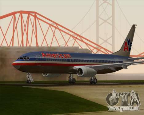 Boeing 737-800 American Airlines pour GTA San Andreas