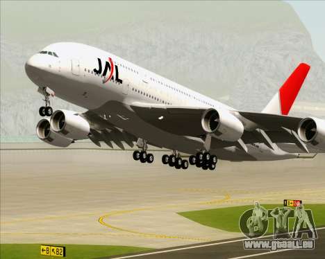 Airbus A380-800 Japan Airlines (JAL) für GTA San Andreas