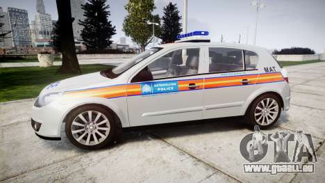 Vauxhall Astra 2010 Metropolitan Police [ELS] für GTA 4