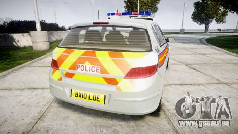 Vauxhall Astra 2010 Metropolitan Police [ELS] für GTA 4