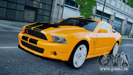 Ford Shelby Mustang GT500 2011 v1.0 pour GTA 4