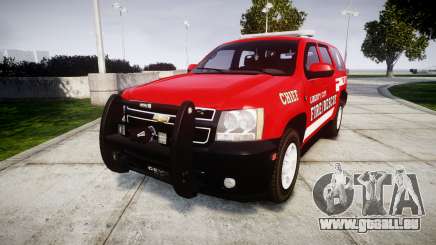 Chevrolet Tahoe Fire Chief [ELS] pour GTA 4