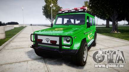 GTA V Benefactor Dubsta [ELS] Sheriff pour GTA 4