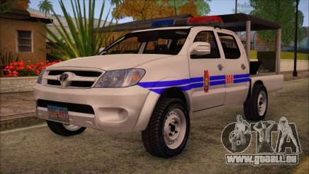 Toyota HiLux Philippine Police Car 2010 für GTA San Andreas