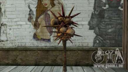 Spyked Zombie Skull Bat From Resident Evil 5 für GTA San Andreas