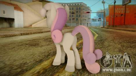 Sweetiebelle from My Little Pony pour GTA San Andreas
