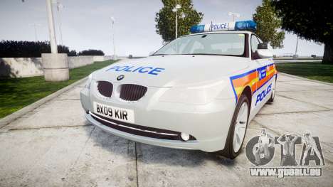 BMW 525d E60 2009 Police [ELS] pour GTA 4