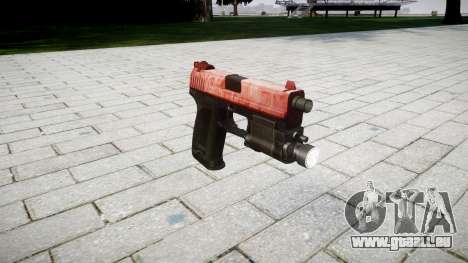 Pistolet HK USP 45 rouge pour GTA 4