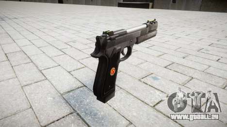 Пистолет Beretta M92 Samurai Edge-stars für GTA 4