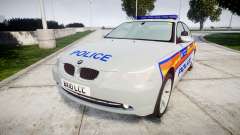 BMW 525d E60 2010 Police [ELS] pour GTA 4