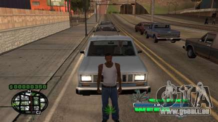 C-HUD Smoke Weed pour GTA San Andreas