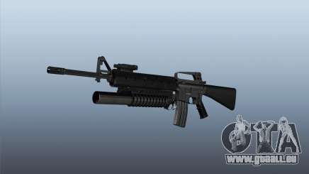 Gewehr M16A2 M203 sight1 für GTA 4