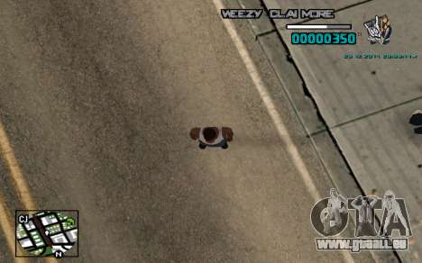 C-HUD Weezy pour GTA San Andreas