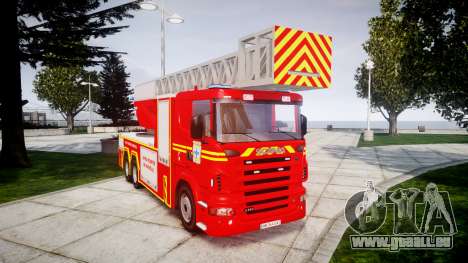 Scania R580 Marseille Fireladder [ELS] für GTA 4