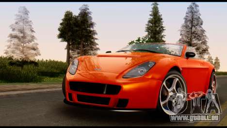 GTA 5 Dewbauchee Rapid GT Cabrio [IVF] pour GTA San Andreas