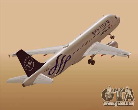 Airbus A320-200 Air France Skyteam Livery pour GTA San Andreas