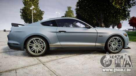 Ford Mustang GT 2015 Custom Kit gray stripes pour GTA 4