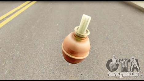 MGS3 Grenade from Metal Gear Solid pour GTA San Andreas