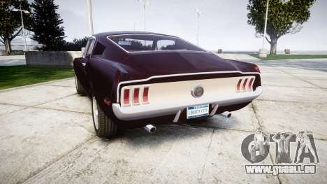 Ford Mustang GT Fastback 1968 pour GTA 4