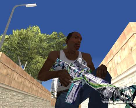 Graffity weapons pour GTA San Andreas