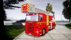 Scania R580 Paris Fireladder [ELS] für GTA 4