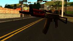 Dunkle AKS-74U v1 für GTA San Andreas