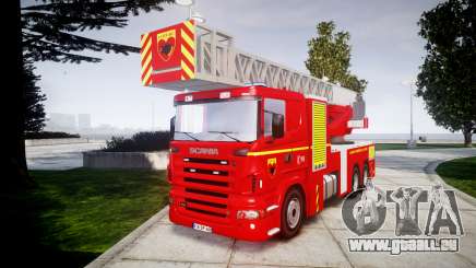 Scania R580 Paris Fireladder [ELS] für GTA 4